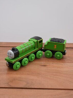 Henry 3 w/ Tender 2003 - Thomas & Friends Wooden Railway Train Engine Magnetic